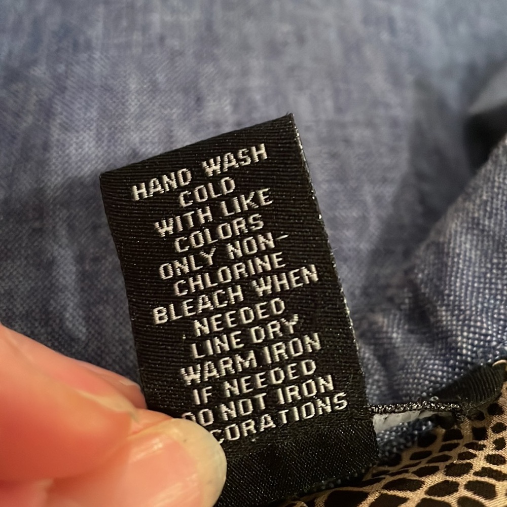 Beaded Linen Denim Jacket - Picture 8 of 8
